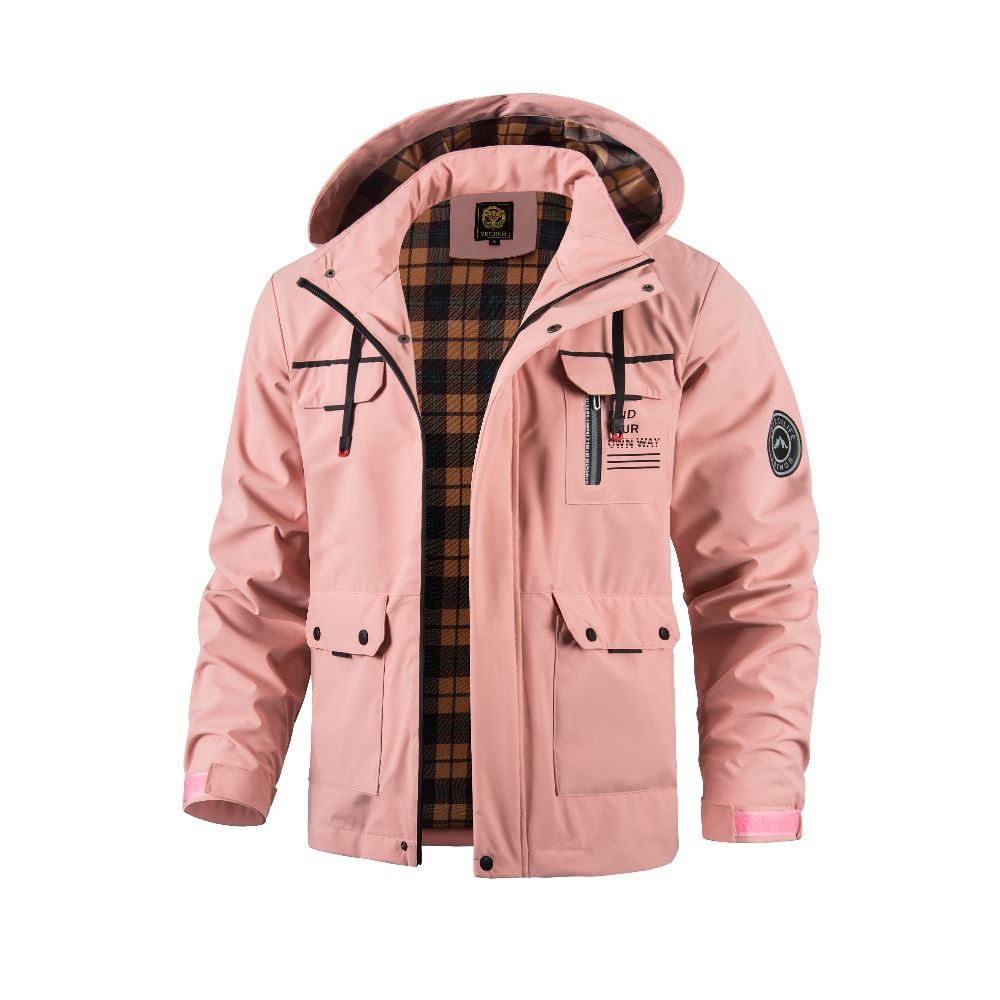 Outdoor Adventure Windbreaker - Giacca Casual da Uomo per Primavera