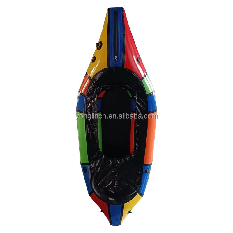 Outdoor Adventure Kayak - Kayak Ultraleggero Singolo/Doppio Packraft in PVC/TPU,