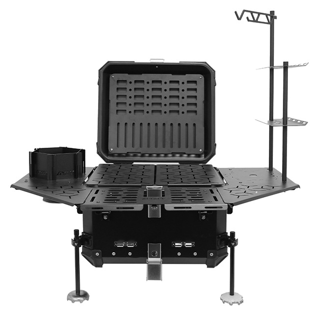 Outdoor Adventure Table With Storage - Scatola di coda corazzata multifunzionale in