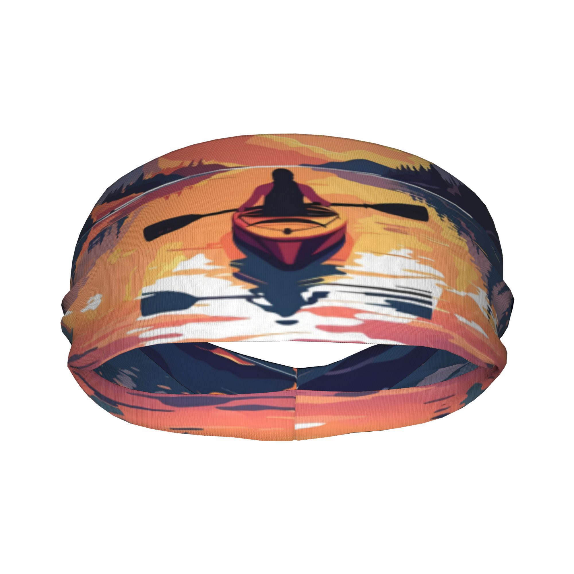 Outdoor Adventure Kayak - Fascia per capelli con stampa kayak