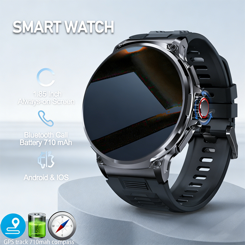 Outdoor Adventure Hours - Smartwatch da Uomo 710mAh per Avventure