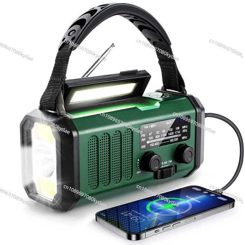 Emergency Radio Solar - Radio meteorologica di emergenza con manovella