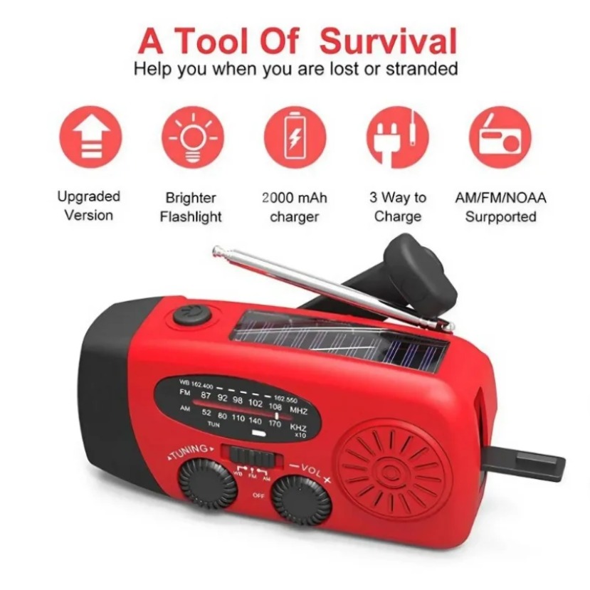 Radio Solare Multifunzionale a - Emergency Radio Solar recensione e prezzo