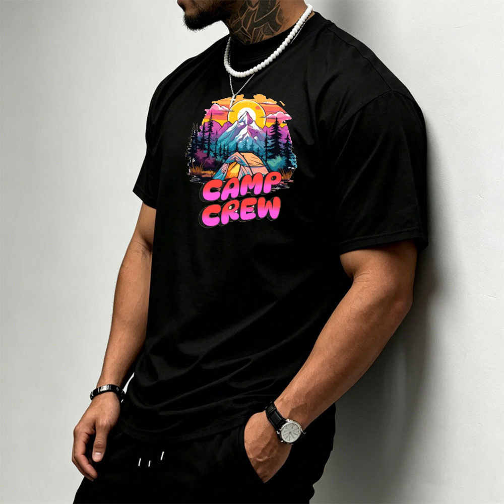 T-shirt da uomo con grafica tr - Outdoor Adventure Quotes Short recensione e prezzo