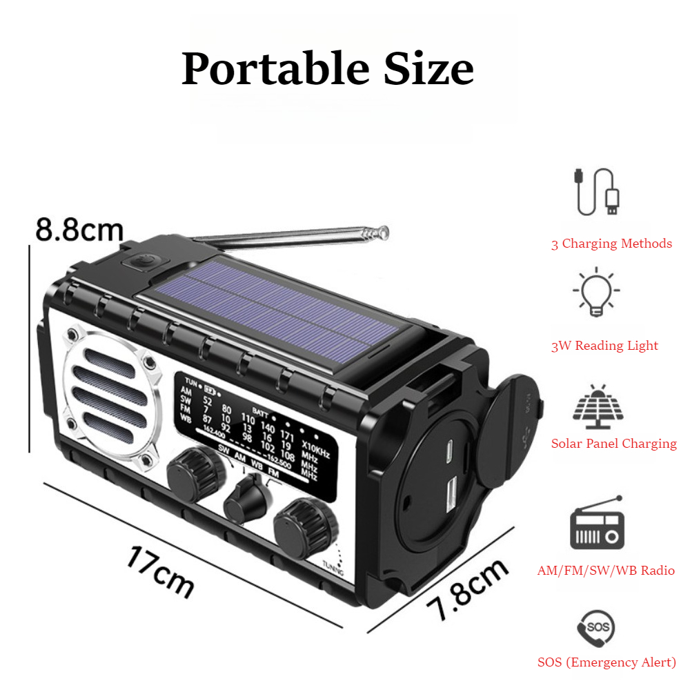 Radio di Emergenza Portatile S - Emergency Radio Solar recensione e prezzo