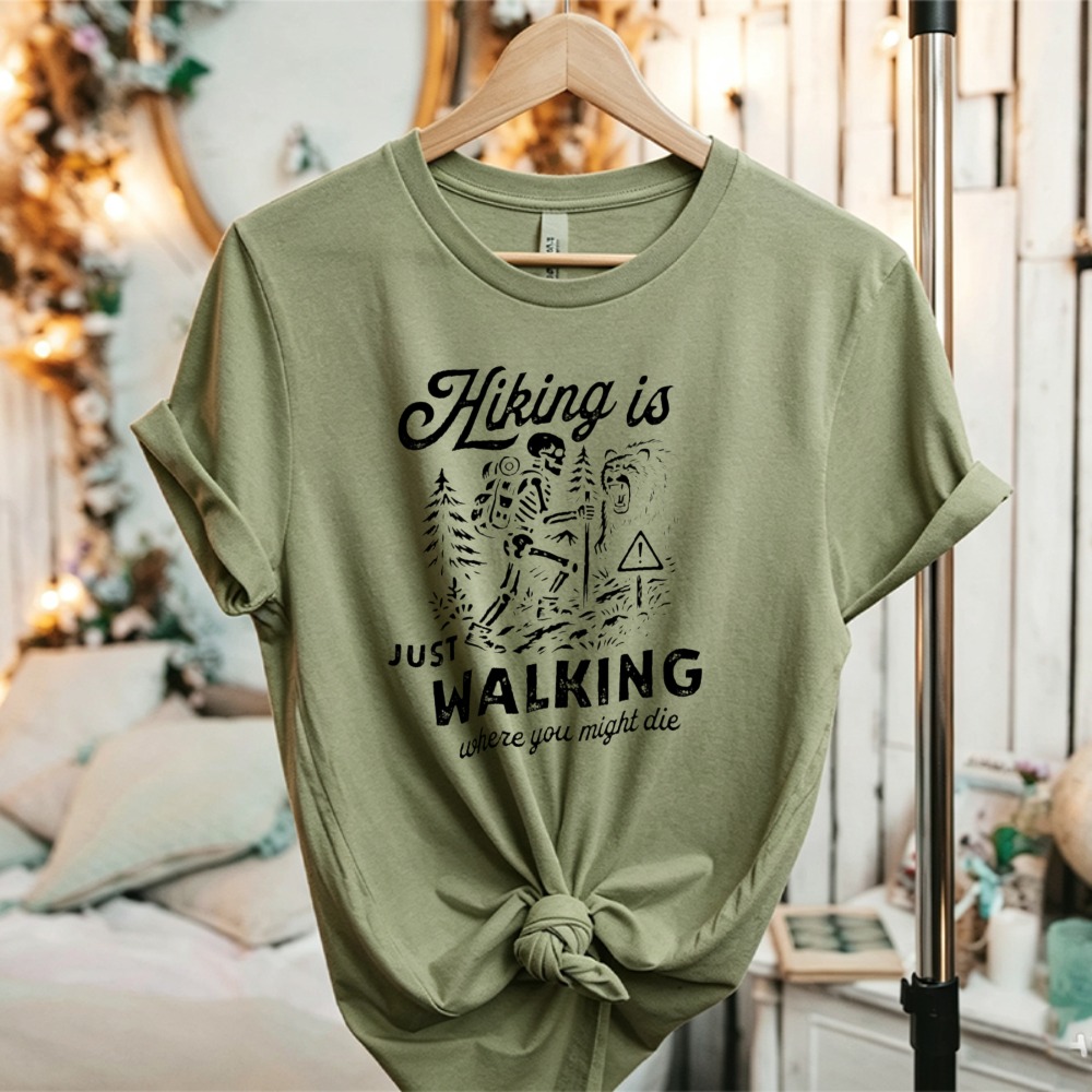 Maglietta da donna autunnale i - Outdoor Adventure Quotes Short recensione e prezzo