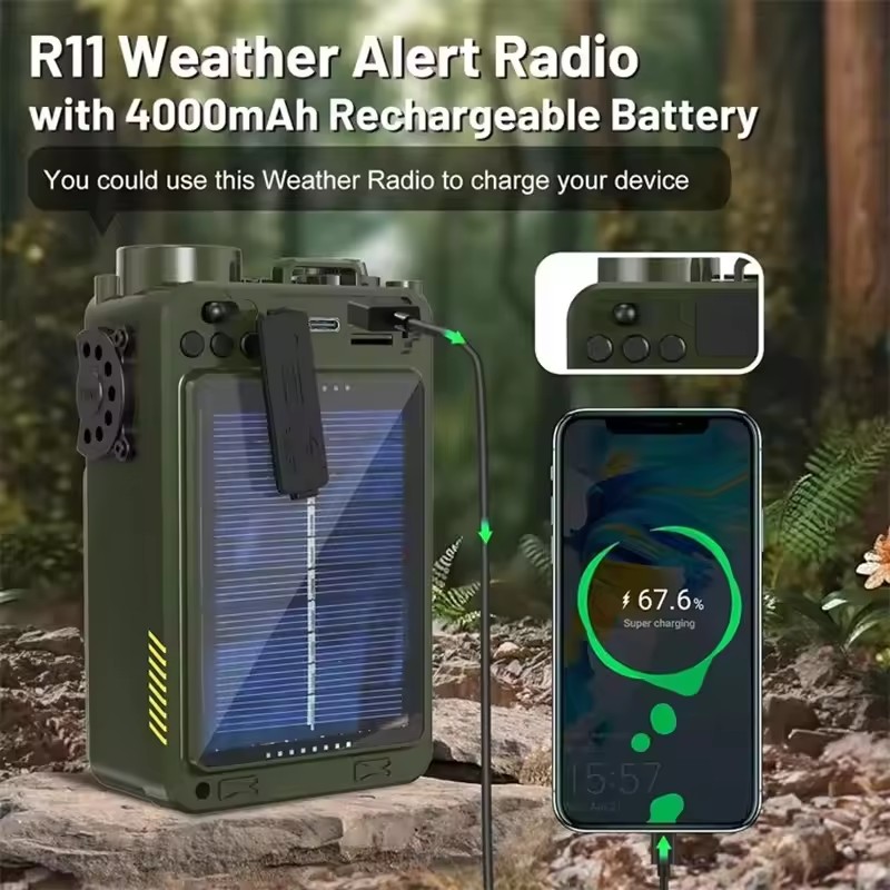 Radio di allarme da campeggio  - Emergency Radio Solar recensione e prezzo