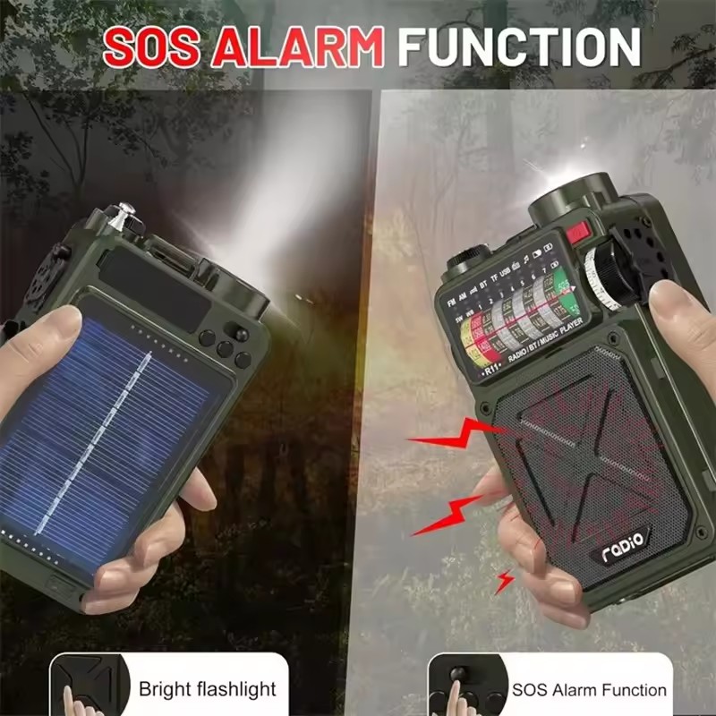 Radio di allarme da campeggio  - Emergency Radio Solar recensione e prezzo