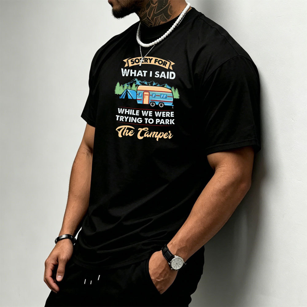 T-shirt da uomo con grafica da - Outdoor Adventure Quotes Short recensione e prezzo