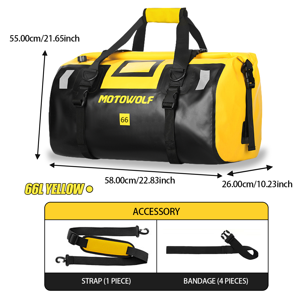 Borsa Impermeabile 40L/66L per - Outdoor Adventure Kayak recensione e prezzo
