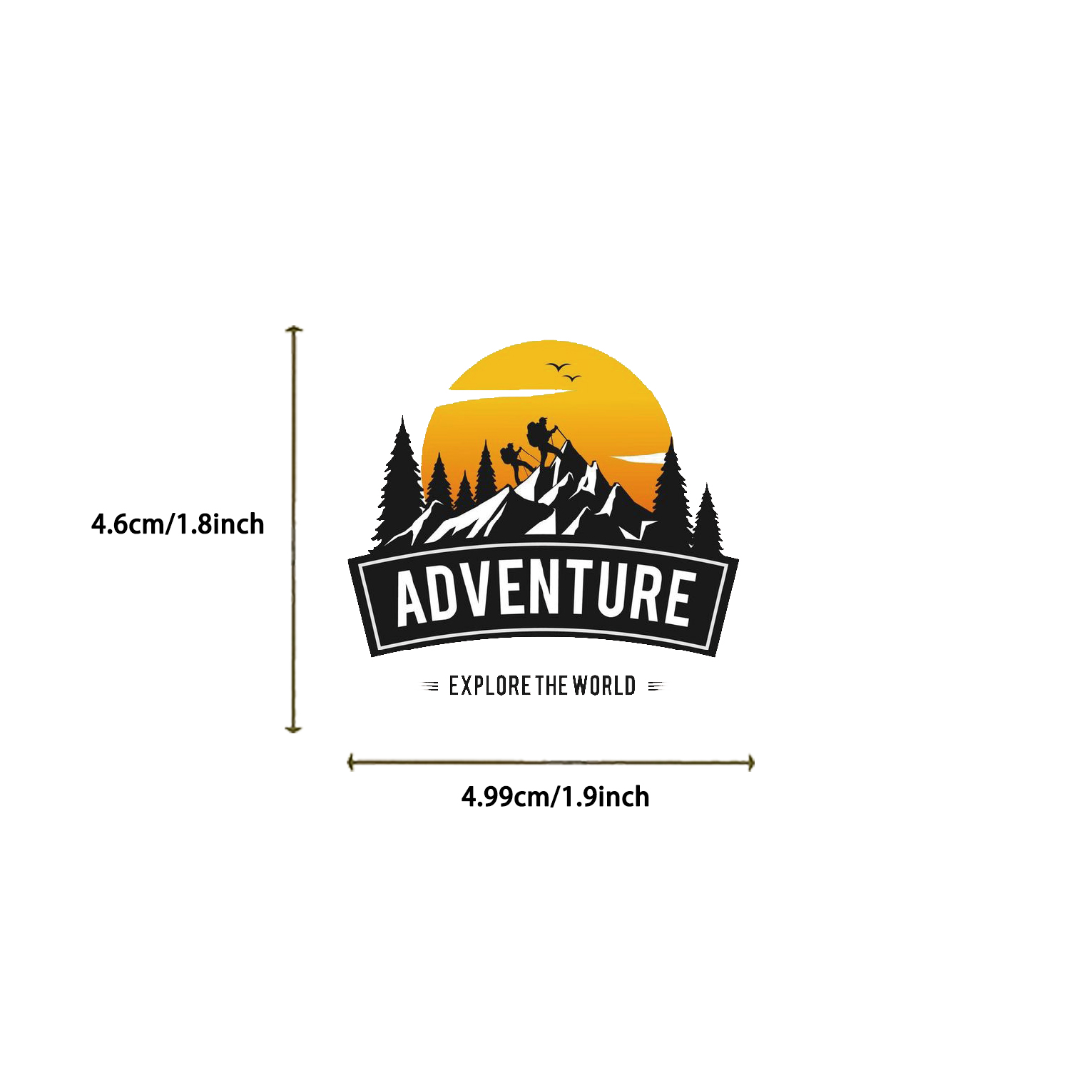 50/100 pezzi adesivi parchi na - Outdoor Adventure Enthusiast recensione e prezzo