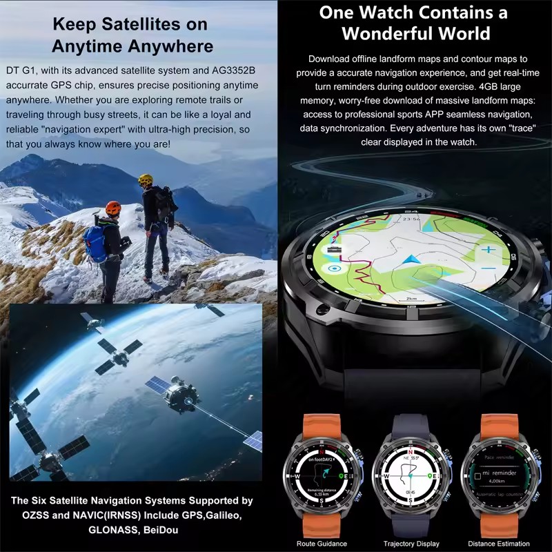 New Adventure GPS Men Smart Wa - Outdoor Adventure Hours recensione e prezzo
