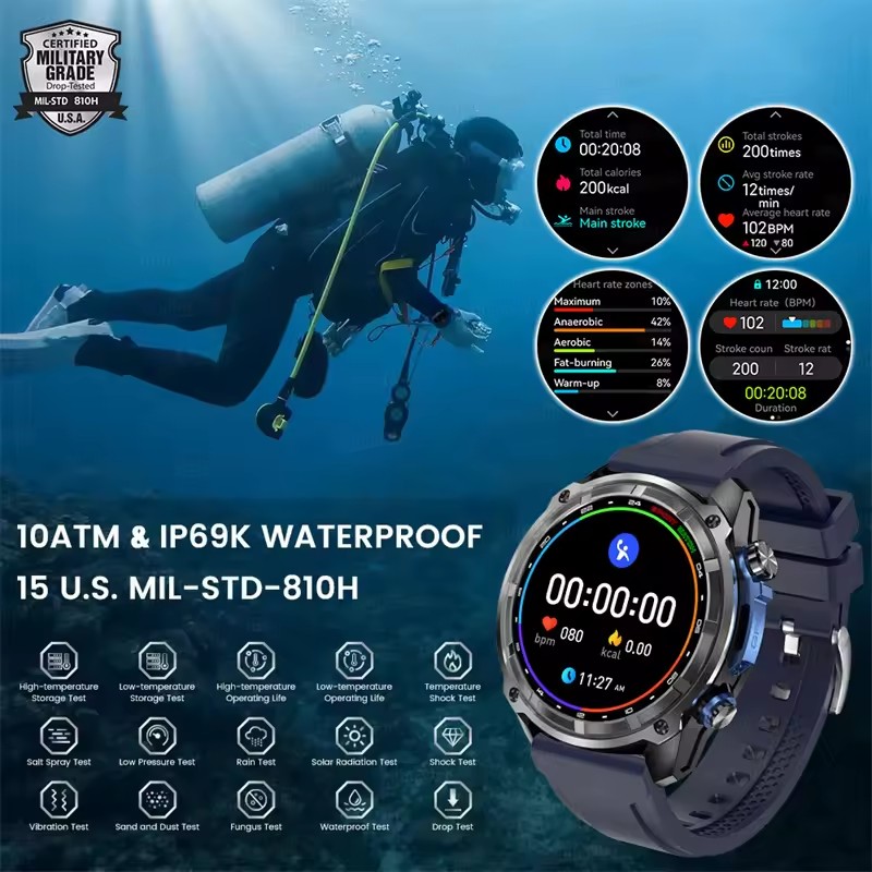 New Adventure GPS Men Smart Wa - Outdoor Adventure Hours recensione e prezzo